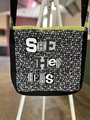 She her crossbody bag black and green
