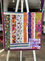 Bright animal collage crossbody bag 