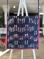 Bright animal collage crossbody bag 
