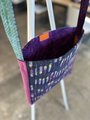 Bright animal collage crossbody bag 