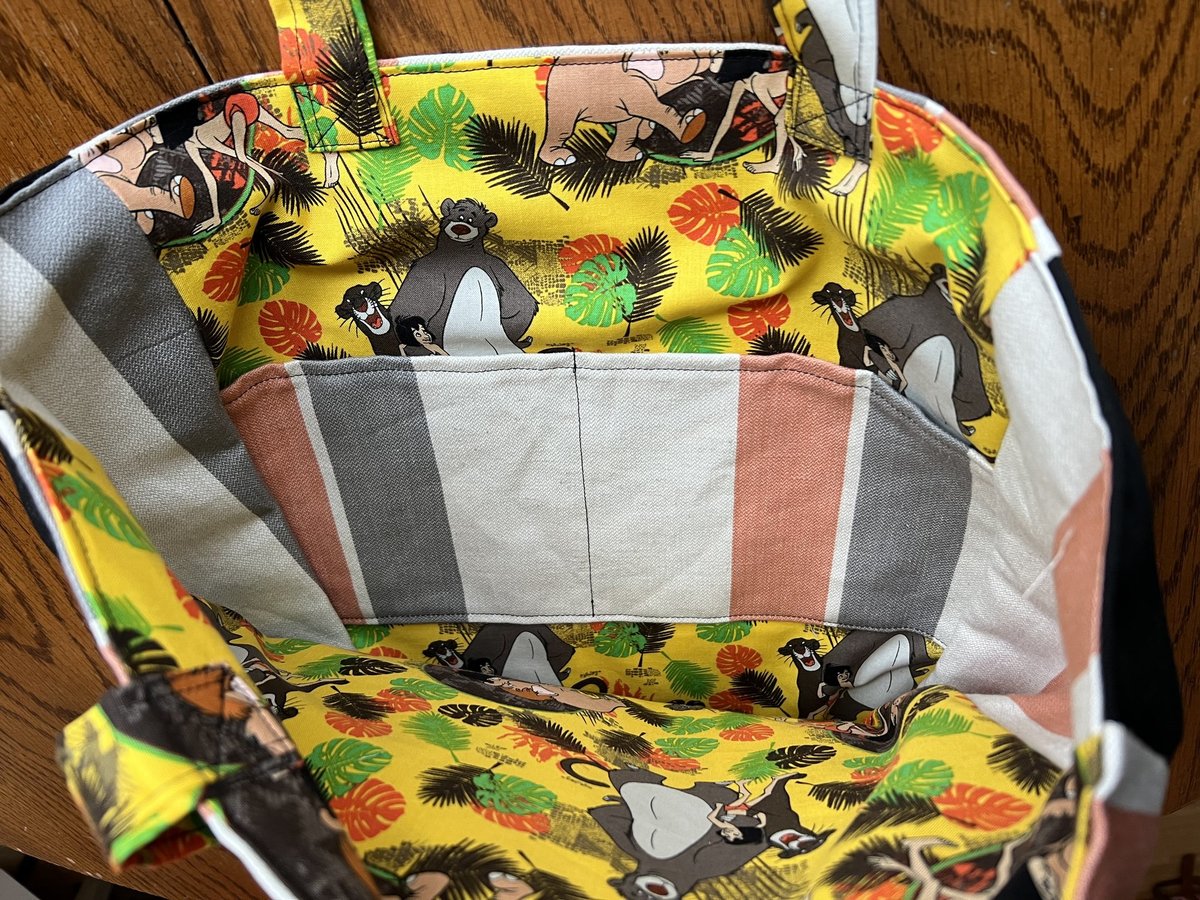Jungle Book tshirt market bag 