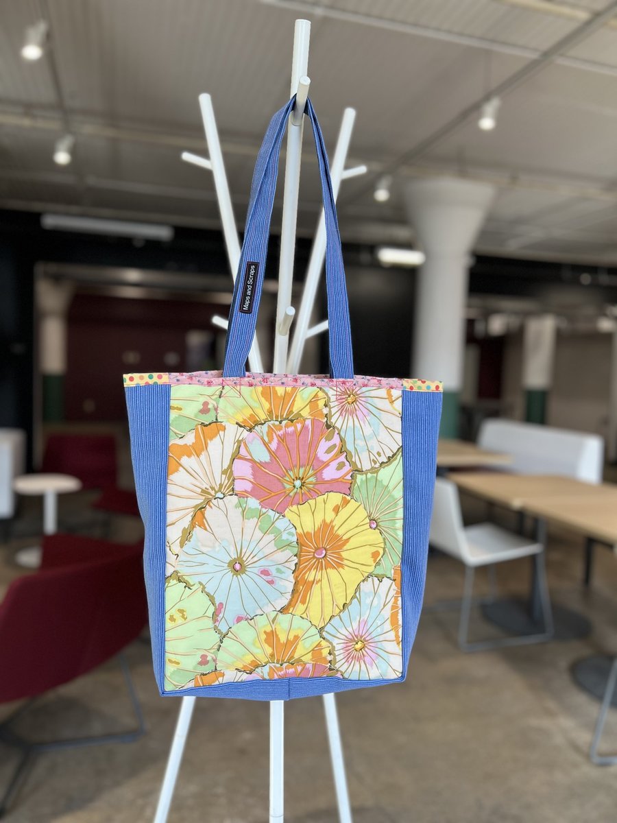 Minnesota silhouette market bag blue