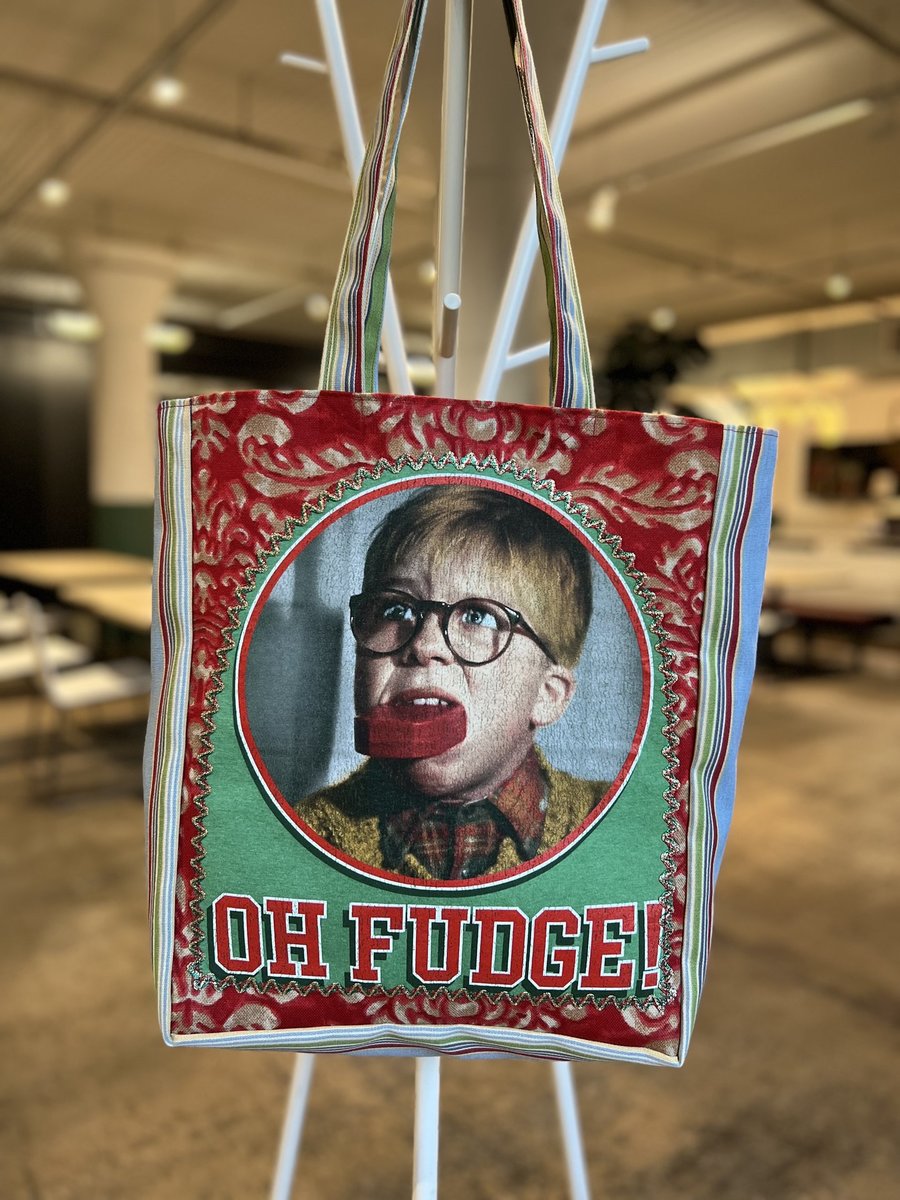 Christmas Story oh fudge tshirt market bag