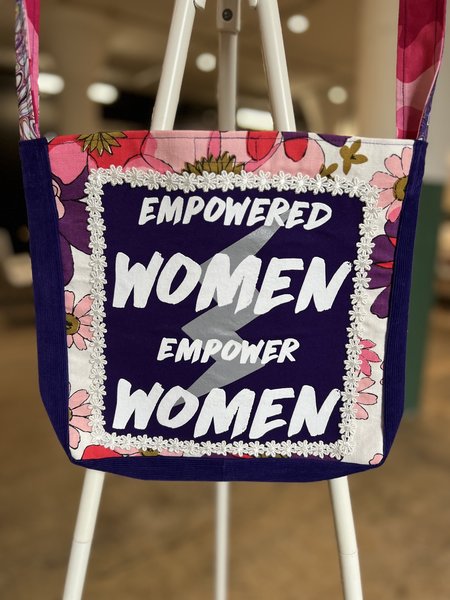 Empowered women tshirt crossbody bag