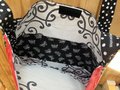 Club cat tshirt crossbody bag 