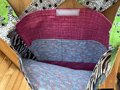 Zebras tshirt crossbody bag 