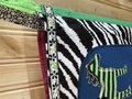 Zebras tshirt crossbody bag 