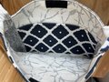 Blue dog tshirt crossbody bag 