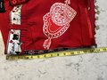Cupid patchwork upcycled shorts