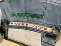 Strawberry collage overall shorts size women’s small