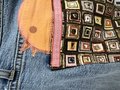 Do no harm upcycled custom patchwork collage shorts 16