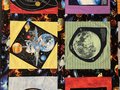 Space and planets tshirt blanket