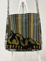 Coffee or Die tshirt crossbody bag 