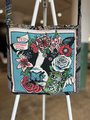 Glastonbury 16 cow print crossbody bag