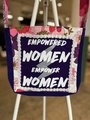 Empowered women tshirt crossbody bag