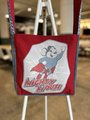 Mighty Mouse tshirt crossbody bag 