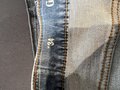 Unicorn I’m not for everyone upcycled custom collage shorts size 34”