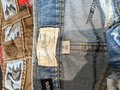 Harley upcycled patchwork collage skirt size 00