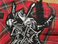 Red plaid collage skirt sz 14