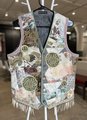 East Asian patchwork upcycled vest