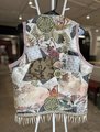 East Asian patchwork upcycled vest