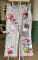 Hello kitty patchwork upcycled jeans