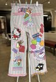 Hello kitty patchwork upcycled jeans