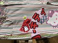 Hello kitty patchwork upcycled jeans