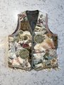 East Asian patchwork upcycled vest