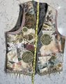 East Asian patchwork upcycled vest