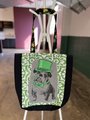 Lucky dog tshirt market bag 
