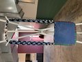 He him crossbody bag gray and green 