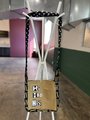 He him crossbody bag gold and black 