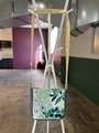 They them crossbody bag green and gray 