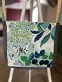 They them crossbody bag green and gray 