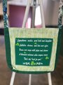Irish poem tshirt crossbody bag