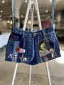 Alice upcycled shorts bag