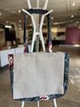 Glasses pug Tshirt market bag