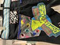 Power Rangers upcycled custom patchwork collage jeans