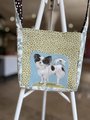 Papillon dog crossbody bag 