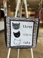 Three little cats crossbody bag