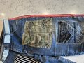 So many pockets upcycled patchwork jeans