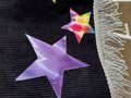 First Avenue rainbow stars tshirt upcycled skirt size M