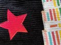 First Avenue rainbow stars tshirt upcycled skirt size M