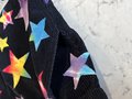 First Avenue rainbow stars tshirt upcycled skirt size M