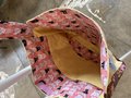 Rainbow unicorn cat tshirt crossbody bag 