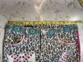 Glitter kitties patchwork collage upcycled jeans