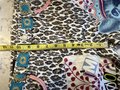 Glitter kitties patchwork collage upcycled jeans