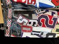 Number collage jeans