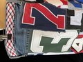 Number collage jeans